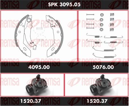 Remsa SPK 3095.05 - Bremžu loku komplekts ps1.lv