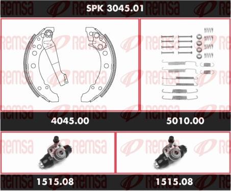 Remsa SPK 3045.01 - Bremžu loku komplekts ps1.lv