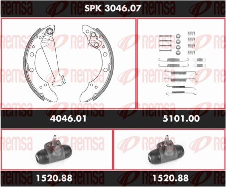 Remsa SPK 3046.07 - Bremžu loku komplekts ps1.lv