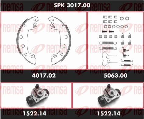 Remsa SPK 3017.00 - Bremžu loku komplekts ps1.lv