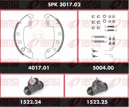 Remsa SPK 3017.02 - Bremžu loku komplekts ps1.lv