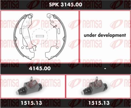 Remsa SPK 3145.00 - Bremžu loku komplekts ps1.lv