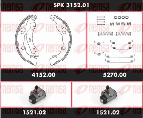 Remsa SPK 3152.01 - Bremžu loku komplekts ps1.lv