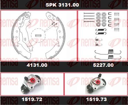 Remsa SPK 3131.00 - Bremžu loku komplekts ps1.lv