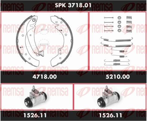 Remsa SPK 3718.01 - Bremžu loku komplekts ps1.lv