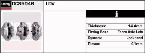 Remy DC85046 - Bremžu suports ps1.lv
