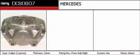 Remy DC80807 - Bremžu suports ps1.lv