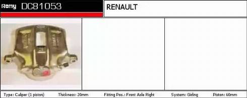 Remy DC81053 - Bremžu suports ps1.lv