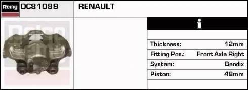 Remy DC81089 - Bremžu suports ps1.lv