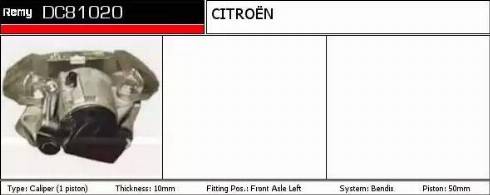 Remy DC81020 - Bremžu suports ps1.lv