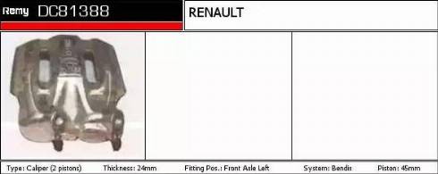 Remy DC81388 - Bremžu suports ps1.lv