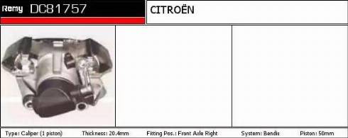 Remy DC81757 - Bremžu suports ps1.lv