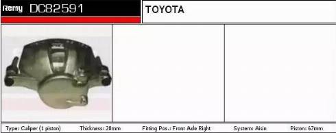 Remy DC82591 - Bremžu suports ps1.lv