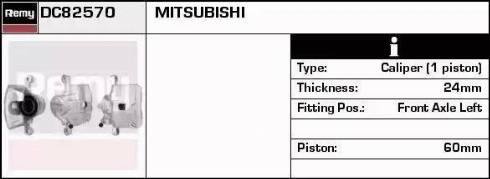 Remy DC82570 - Bremžu suports ps1.lv