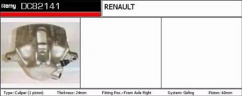 Remy DC82141 - Bremžu suports ps1.lv