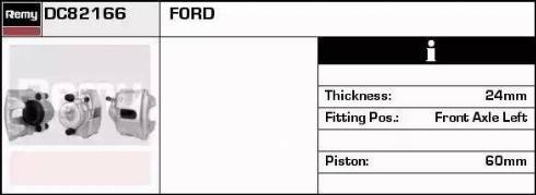 Remy DC82166 - Bremžu suports ps1.lv