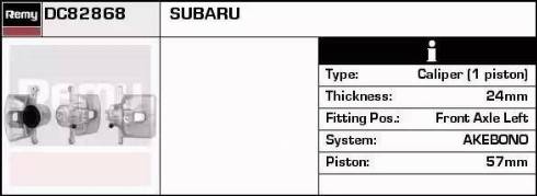 Remy DC82868 - Bremžu suports ps1.lv