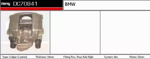 Remy DC70841 - Bremžu suports ps1.lv