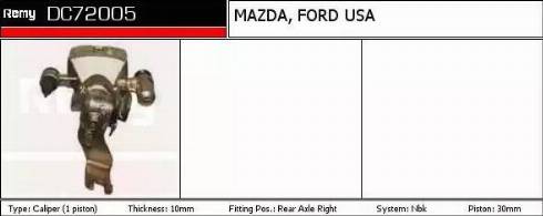 Remy DC72005 - Bremžu suports ps1.lv
