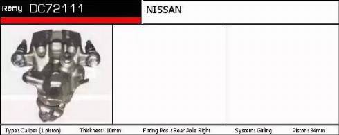 Remy DC72111 - Bremžu suports ps1.lv