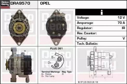 Remy DRA9570 - Ģenerators ps1.lv