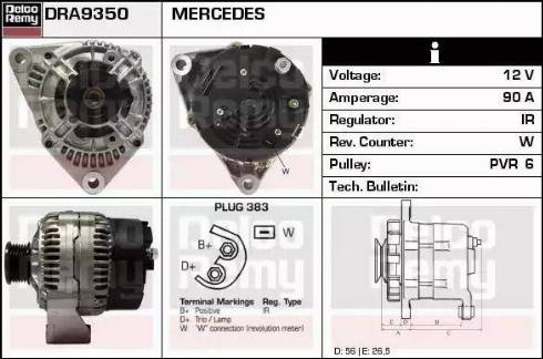 Remy DRA9350 - Ģenerators ps1.lv