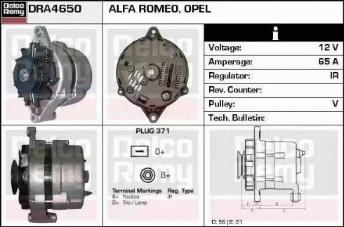 Remy DRA4650 - Ģenerators ps1.lv