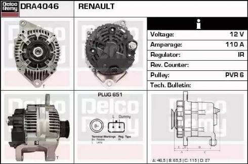 Remy DRA4046 - Ģenerators ps1.lv