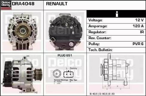 Remy DRA4048 - Ģenerators ps1.lv