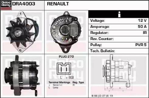 Remy DRA4003 - Ģenerators ps1.lv