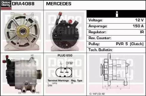 Remy DRA4088N - Ģenerators ps1.lv