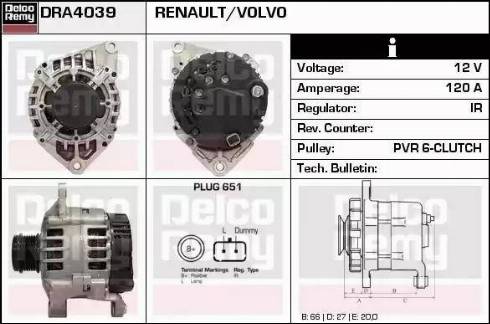 Remy DRA4039 - Ģenerators ps1.lv