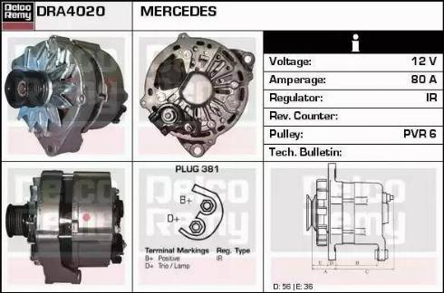 Remy DRA4020 - Ģenerators ps1.lv