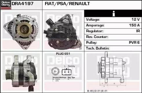 Remy DRA4197 - Ģenerators ps1.lv