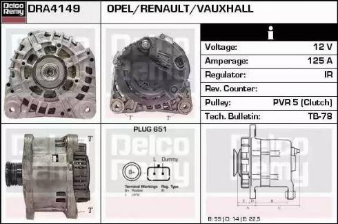 Remy DRA4149 - Ģenerators ps1.lv