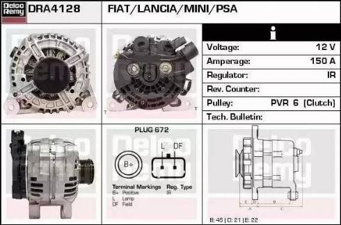 Remy DRA4128 - Ģenerators ps1.lv