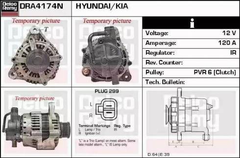 Remy DRA4174N - Ģenerators ps1.lv