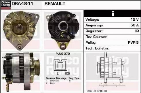 Remy DRA4841 - Ģenerators ps1.lv