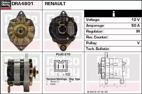 Remy DRA4801 - Ģenerators ps1.lv