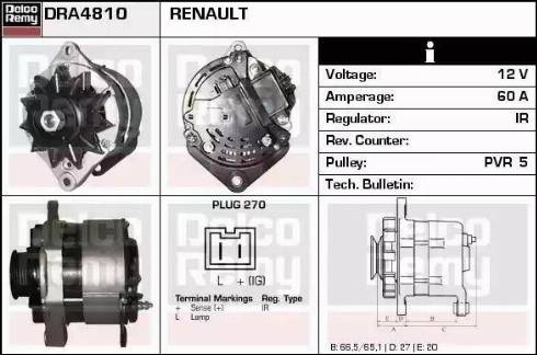 Remy DRA4810 - Ģenerators ps1.lv