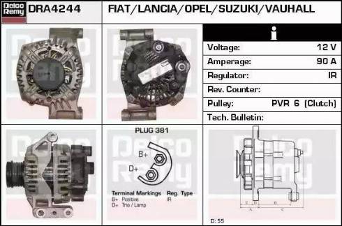 Remy DRA4244 - Ģenerators ps1.lv