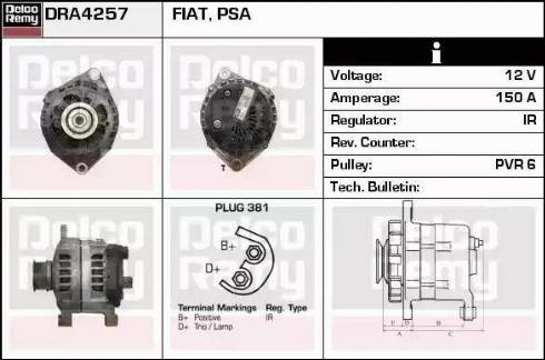 Remy DRA4257 - Ģenerators ps1.lv