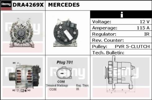 Remy DRA4269X - Ģenerators ps1.lv