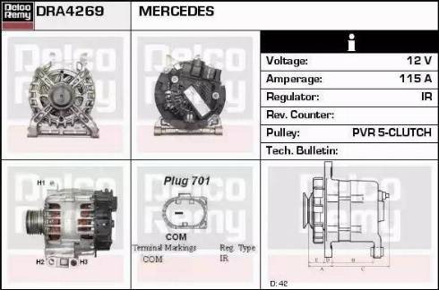 Remy DRA4269 - Ģenerators ps1.lv