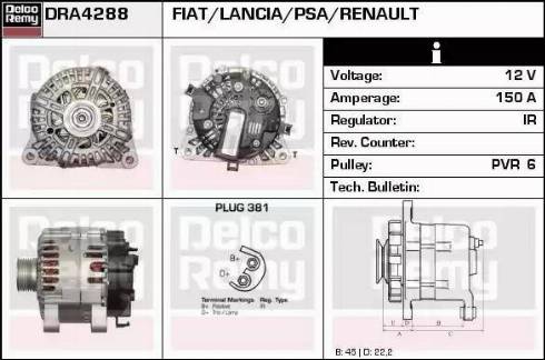 Remy DRA4288 - Ģenerators ps1.lv