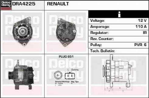 Remy DRA4225 - Ģenerators ps1.lv