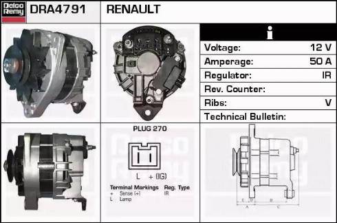 Remy DRA4791 - Ģenerators ps1.lv