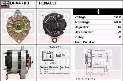 Remy DRA4780 - Ģenerators ps1.lv