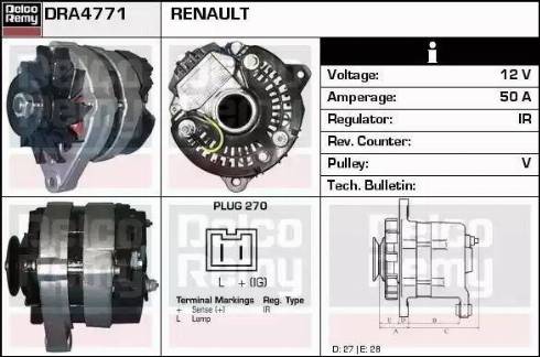 Remy DRA4771 - Ģenerators ps1.lv