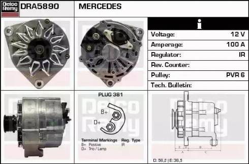 Remy DRA5890 - Ģenerators ps1.lv